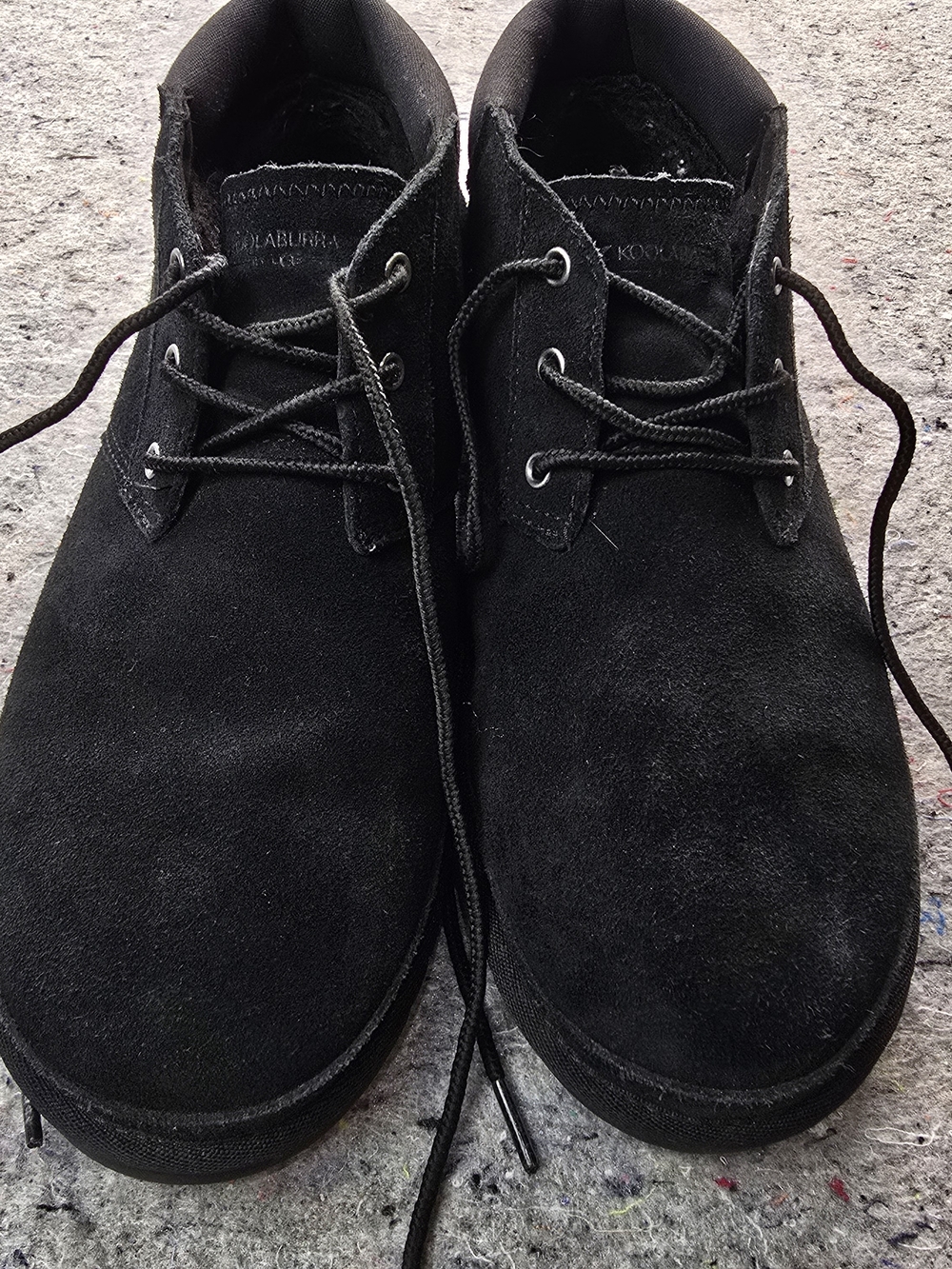 Koolaburra by UGG Black Suede Lace Up Boots Women’s 9